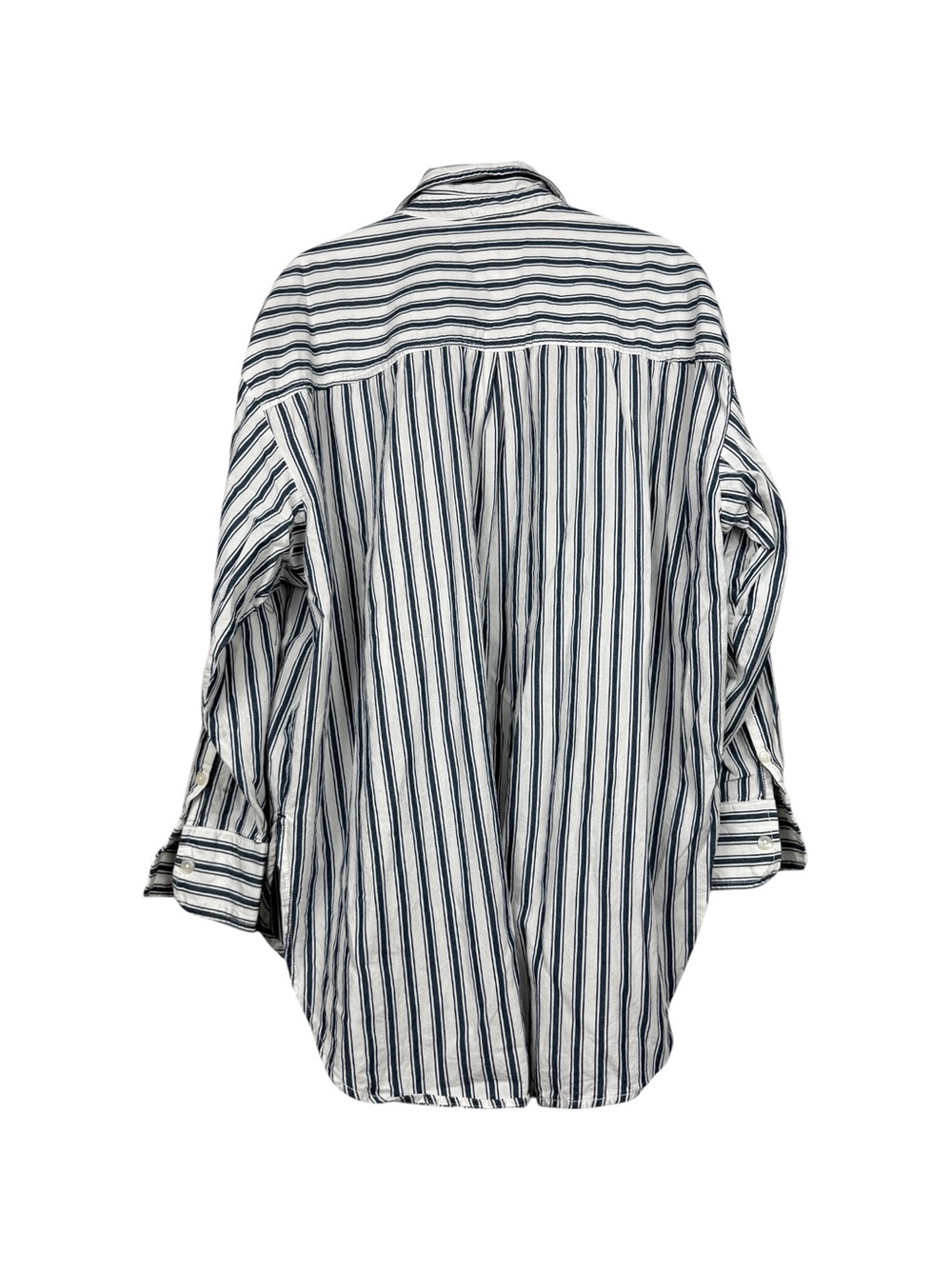 Anthropologie Maeve Striped Oversized Button Shirt - Picture 3 of 5